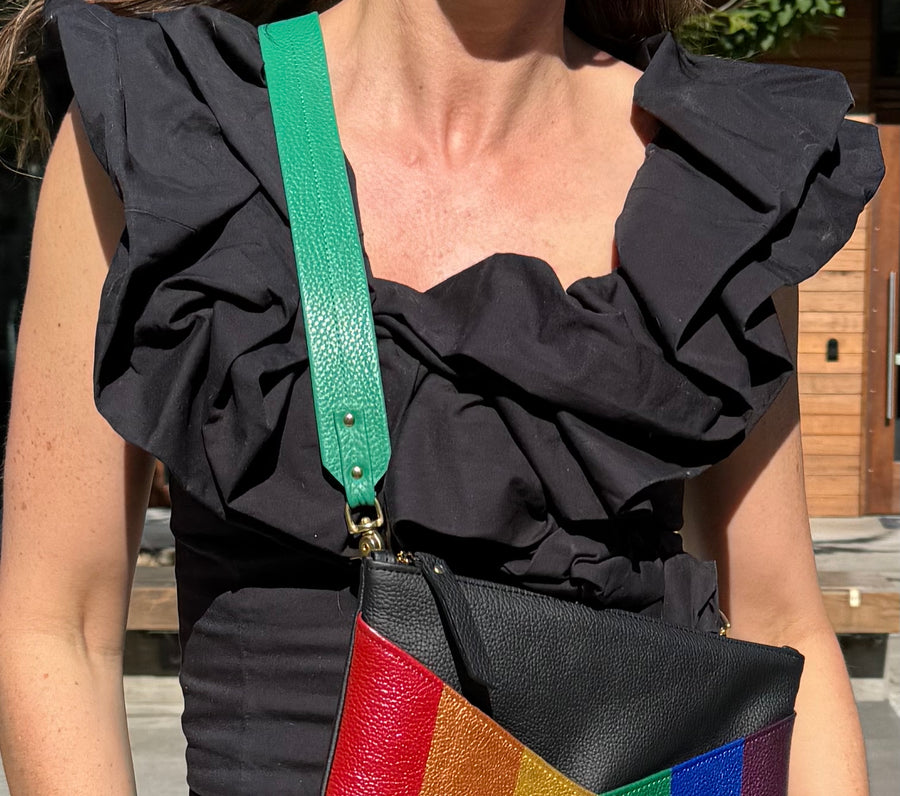 Wide Leather Strap