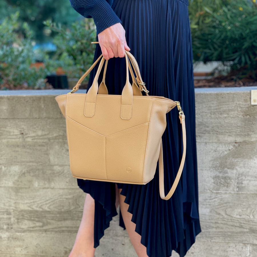 Sand Petite Juliette Tote: One-of-a-Kind