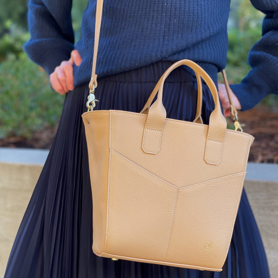 Sand Petite Juliette Tote: One-of-a-Kind